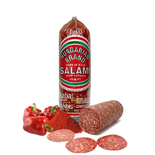 Deli Salami Csabai w/ Paprika (Pre-PK), Bende, approx 0.6 lb