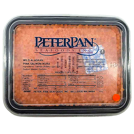 Wild Alaskan Keta Salmon Caviar, 1.1 lb / 0.5 kg