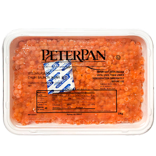 Wild Alaskan Chum Salmon Caviar Ikura #3, 1kg