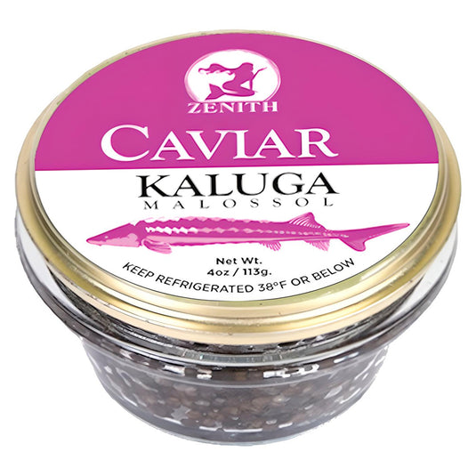 Kaluga Fish Black Caviar Low Salted, Zenith, 113g