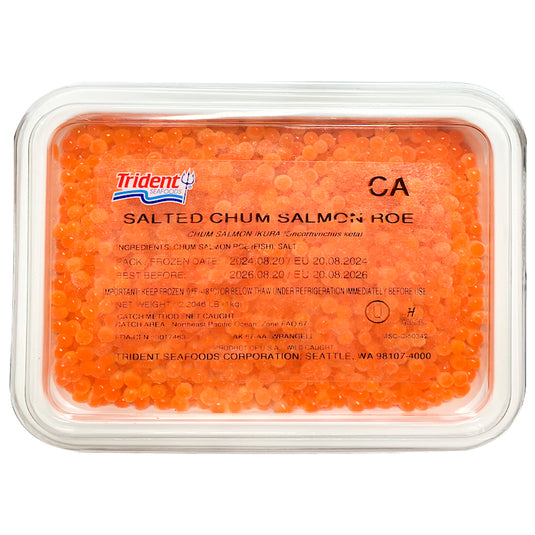Wild Alaskan Chum Salmon Caviar CA, 1kg
