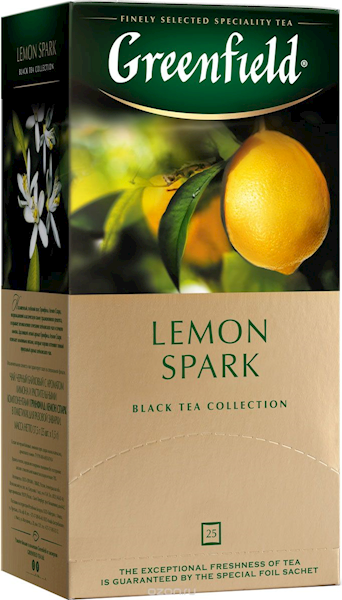Greenfield Black Tea "Lemon Spark" 25 bags