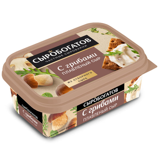 Сыр плавленый мягкий с грибами, 200 г