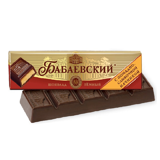 Chocolate Bar with Fondant-Cream Filling, Babaevsky, 1.76 oz