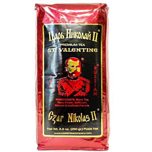 Premium Loose Leaf Black Tea St Valentine Red Tsar Nicholas II, 250g