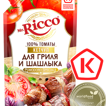 Ketchup Mr.Ricco for grill and BBQ 350 g