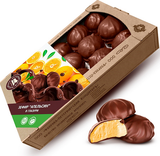 Zefir Peterburgskii konditer Orange in glaze 1 kg