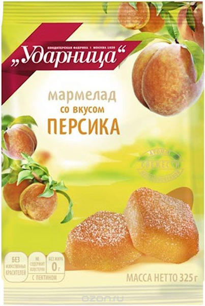 Marmalade Udarnitsa Peach flavor 325 g