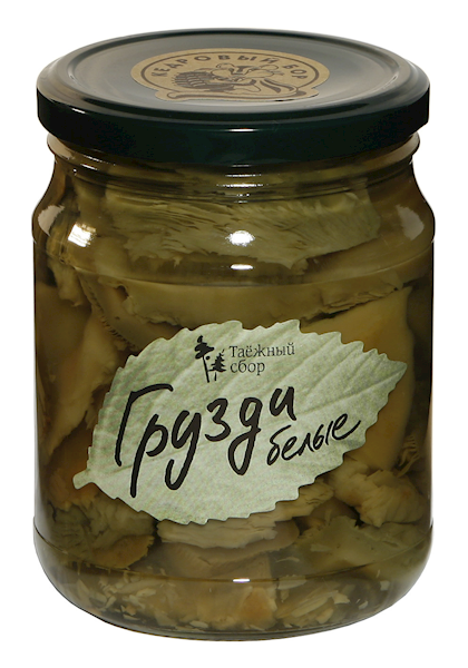 Mushrooms White gruzdi "Taiga Collection"