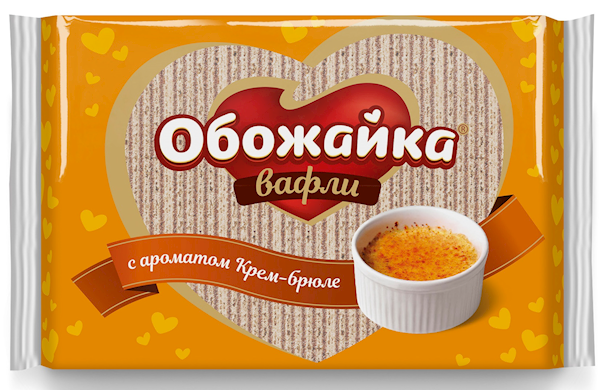 &quot;Wafers &quot;Obozhayka&quot; with Creme Brulee Flavor&quot;