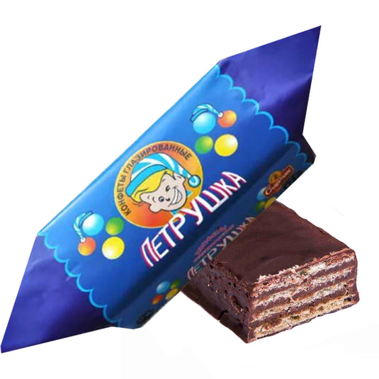 Large Chocolate Candies "Petrushka", Spartak, 450g/ 15.87oz