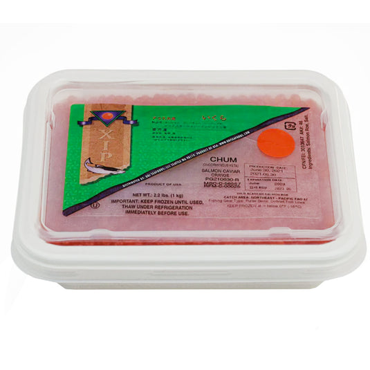 Wild Alaskan Chum Salmon Caviar XIP (Grade Orange), 1kg/ 35.2oz