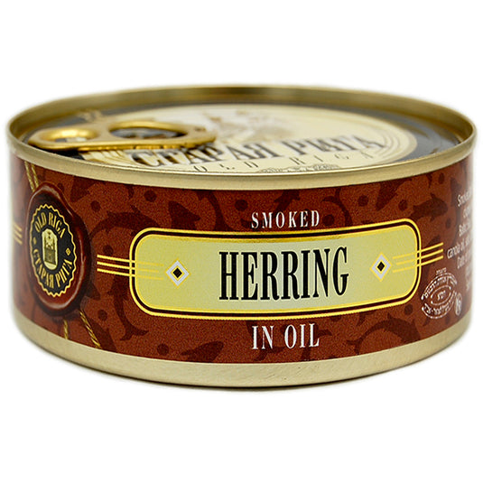 Smoked Baltic Herring in Oil, Old Riga, 240g / 8.5oz
