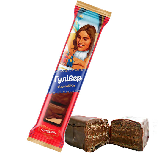 Waffle-Chocolate Candy Gulliver, AVK, 226g/ 0.5lb