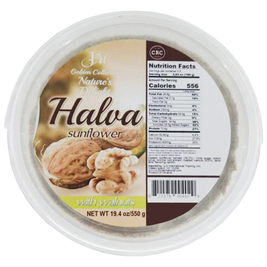 Sunflower Halva with Walnuts, 550g