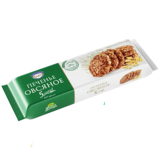 Oatmeal Cookies 5 Grains, Polet, 250g/ 8.82oz