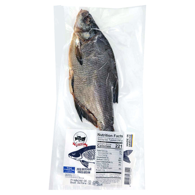 Gutted Dried Bream Fish, Delikat, 226g