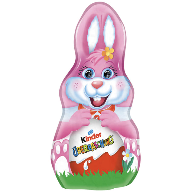 Milk Chocolate Kinder Pink Easter Bunny with Toy Ferrero, 75 g