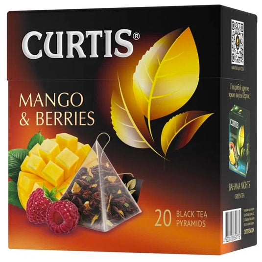 Black Tea "Mango & Berries", 20 Pyramids