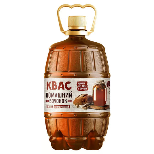 Unfiltered Rye Kvass, 1.5 liters