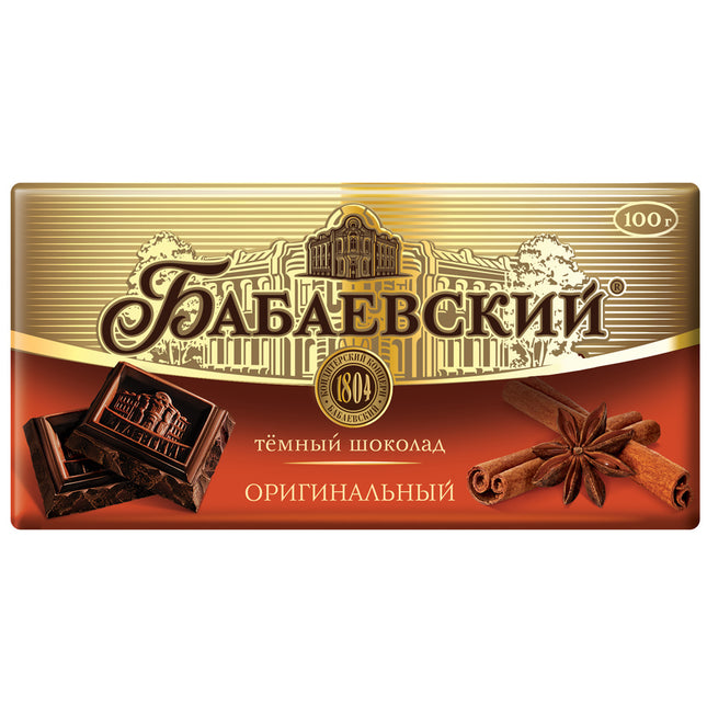Шоколад Бабаевский горький, 100 гр