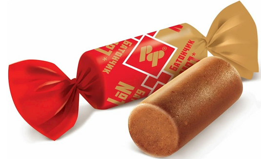 Imported Russian Candies Batonchik "Rot Front" 1 lb