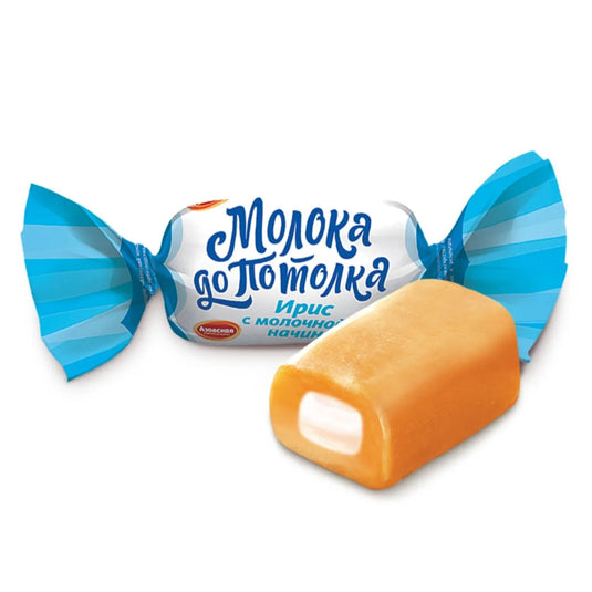 Milk-Filled Toffee, Azov Confectionery Factory, 226g / 7.97 oz