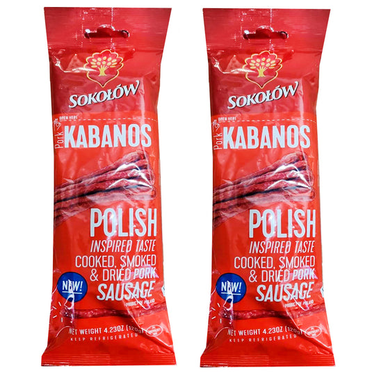 УПАКОВКА 2 Польские свиные колбаски Кабанос, 120 г x 2