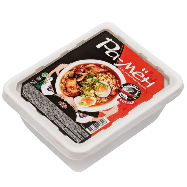 Instant Noodles Spicy Kimchi Halal Ramen, Alconi, 90g / 3.17oz