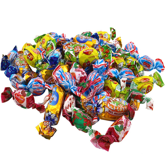 Assorted Russian Caramel "Moscow", 1 lb / 0.44 kg