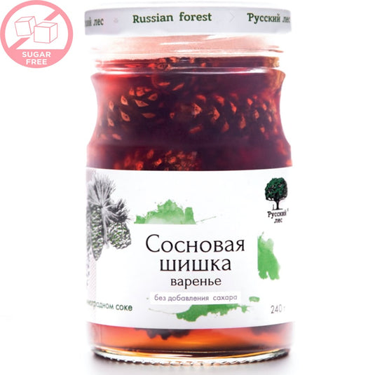 Pine Cone Preserve SUGAR FREE, Russian Forest, 240g/ 8.47oz