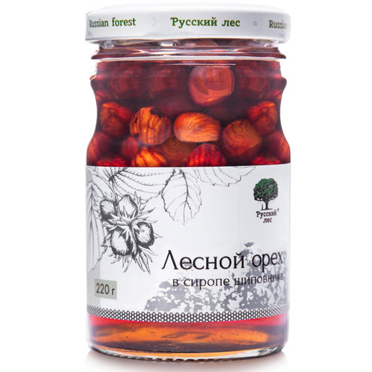 Healthy Dessert "Hazelnut in Rosehip Syrup", Russian Forest, 220g/ 7.76oz