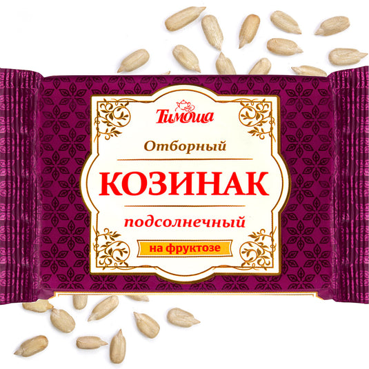 Sunflower Kozinak with Fructose, Timosha, 110g/ 3.88 oz
