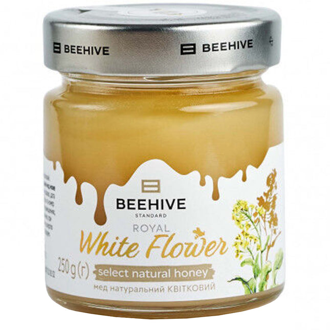 White Floral Honey BEEHIVE, 250g