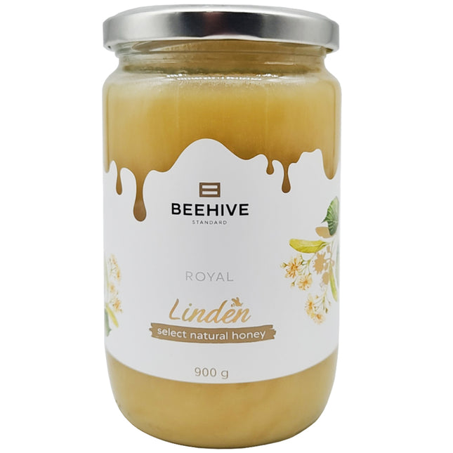Royal Linden Honey BEEHIVE, 900g