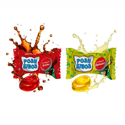 Lemonade Mix Caramel Candies “Rosie Blues” Cola & Duchesse, Akkond, 226 g / 7.97 oz