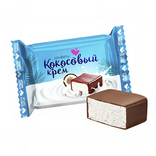 Coconut Cream Soufflé Candies «Sladunitsa», 226g / 7.97 oz