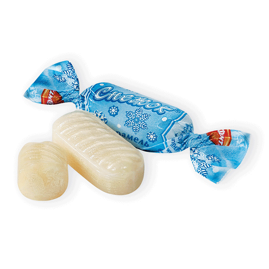 Caramels "Snow", 0.5 lb / 0.22 kg