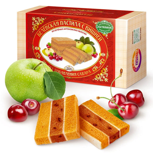 Natural Pastille with Cherries SUGAR FREE, Belevskaya, 180g / 6.35oz