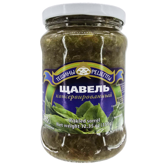 Canned Sorrel, Tescha's Recipes, 350g/ 12.35 oz