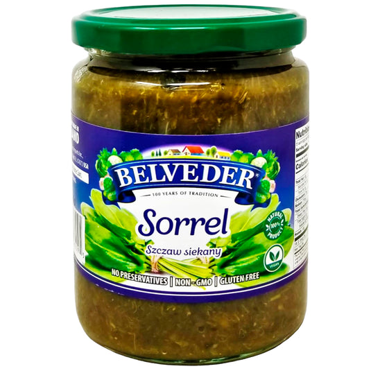 Pickled Chopped Sorrel, Belveder, 500g/ 17.64 oz