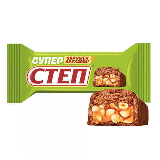 Chocolate Candies with Nuts "Super Step", 226g/ 7.97 oz