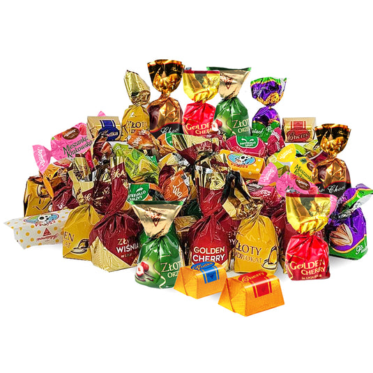 Famous Poland Chocolate & Caramel Candies Mix TASTE of POLAND, 450g/ 1lb