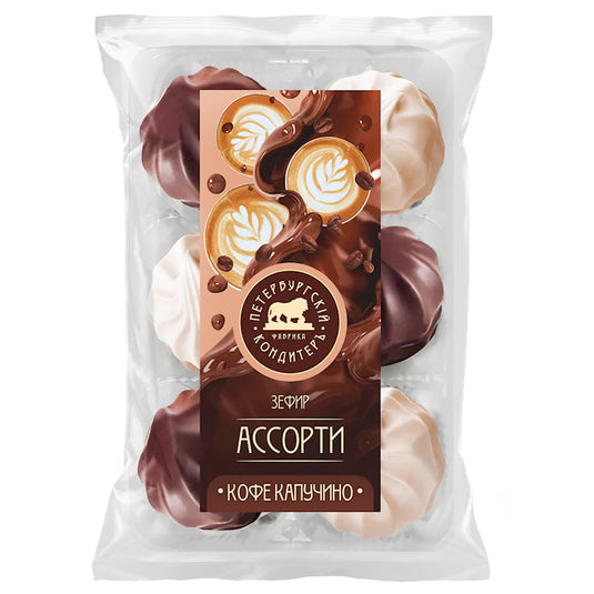 Zefir Mix Coffee-Cappuccino, 350g