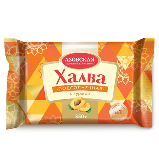 Sunflower Halva with Dried Apricots, 350 g