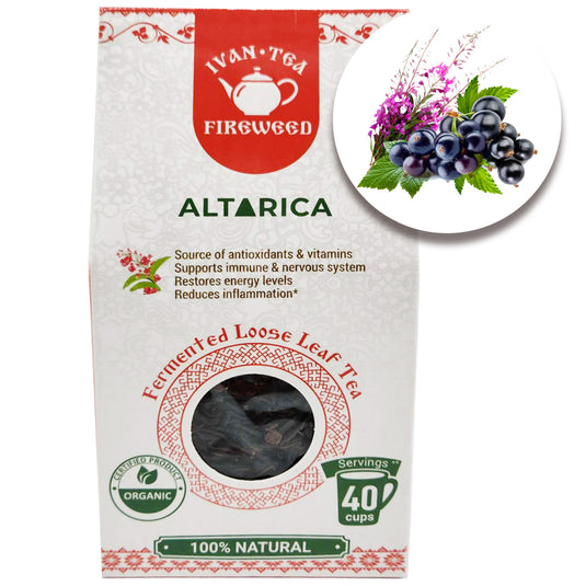 Ivan-Tea Loose Leaves Fireweed & Currant Blend, Altarica, 50g/ 1.76oz