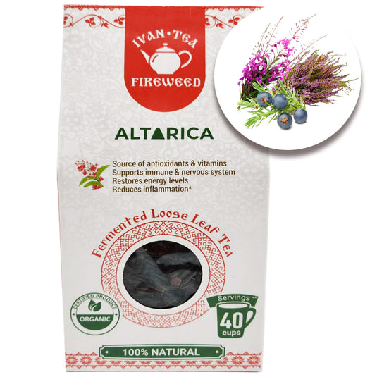 Ivan-Tea Loose Leaves Fireweed, Heather & Juniper Blend, Altarica, 50g/ 1.76oz