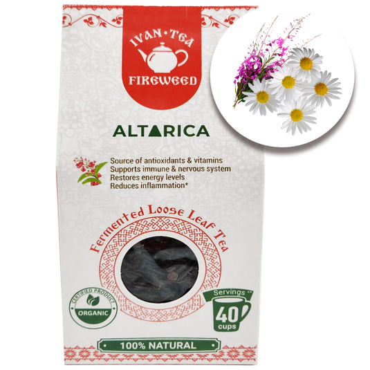 Ivan-Tea Loose Leaves Fireweed & Chamomile Blend, Altarica, 50g/ 1.76oz