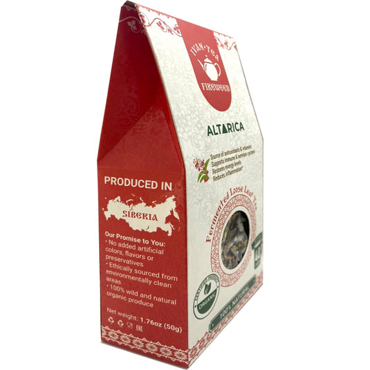 Ivan-Tea Loose Leaves Fireweed & Raspberry Blend, Altarica, 50g/ 1.76oz