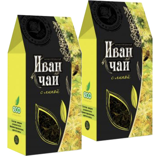 УПАКОВКА 2 Иван-чай и липа, 50 г x 2